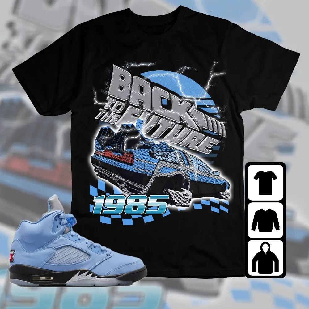 Jordan 5 University Blue Unisex T-shirt - The Future Car - Sneaker Match Tees