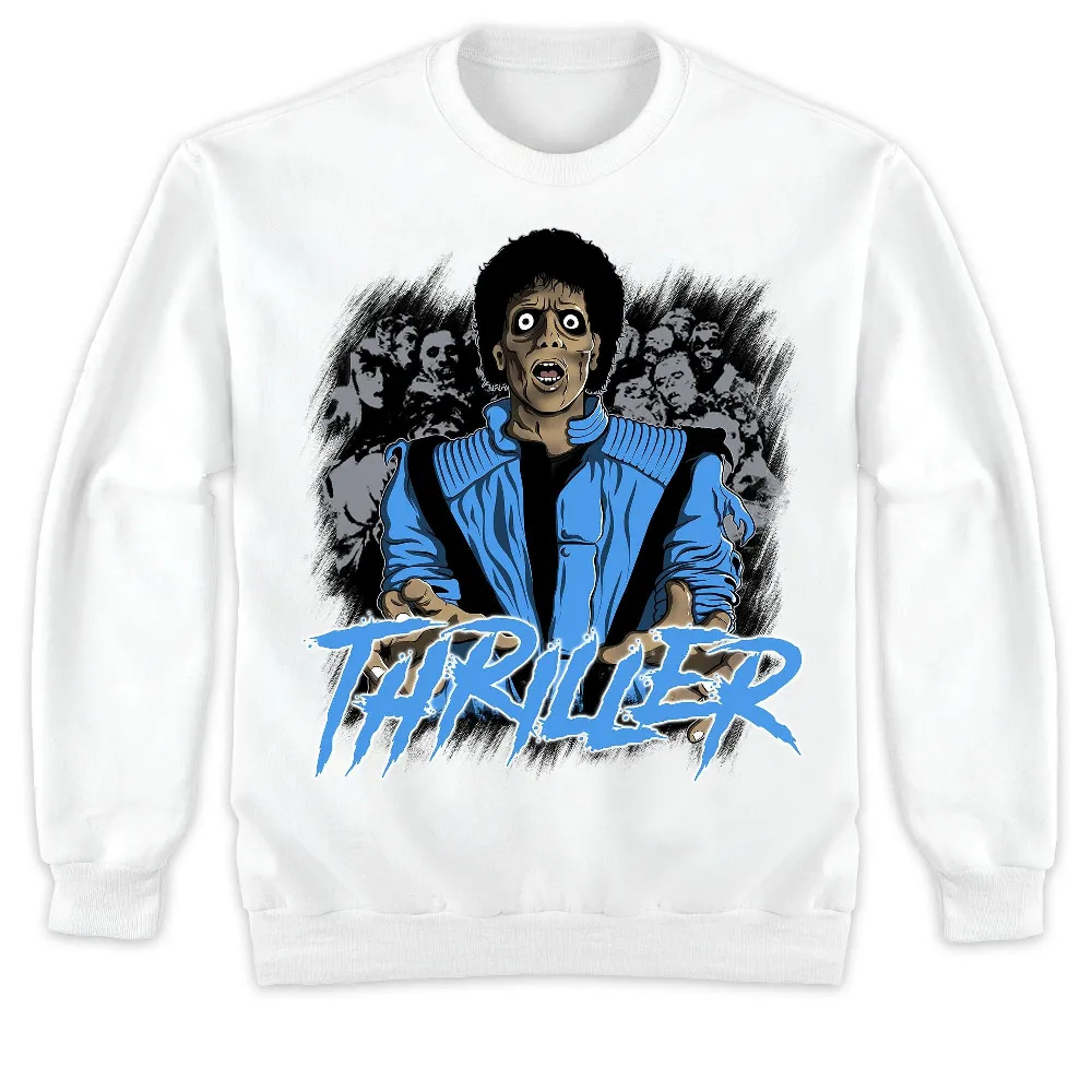 Inktee Store - Jordan 5 University Blue Unisex T-Shirt - Thriller - Sneaker Match Tees Image