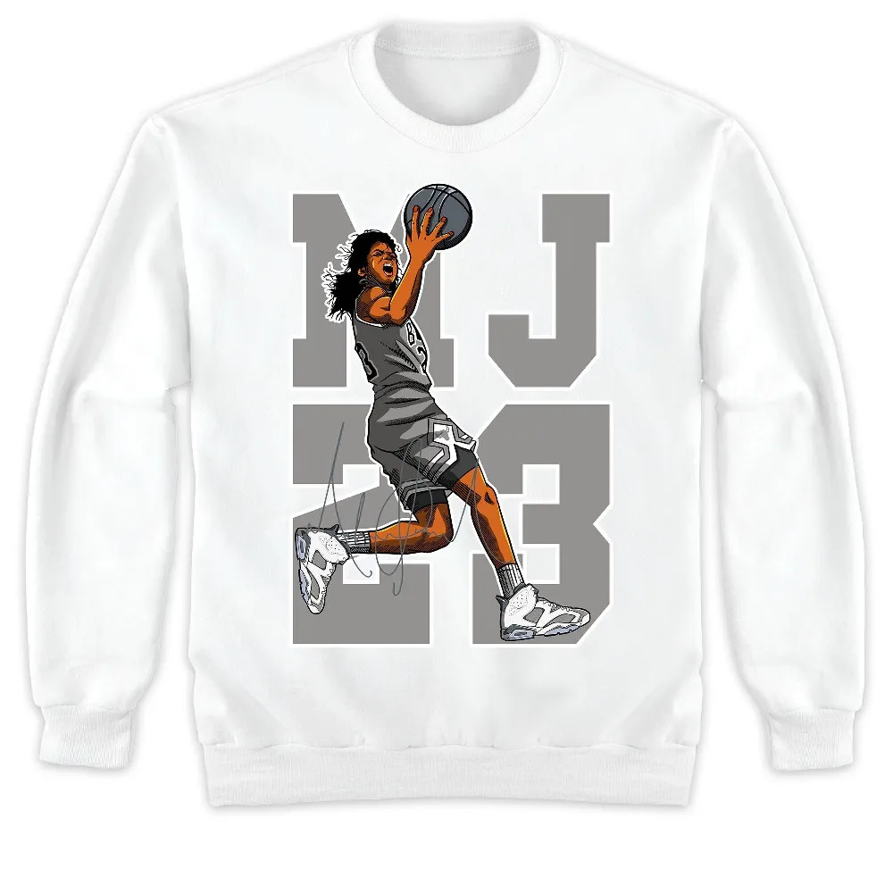 Inktee Store - Jordan 6 Cool Grey Unisex T-Shirt - Best Goat Mj - Sneaker Match Tees Image