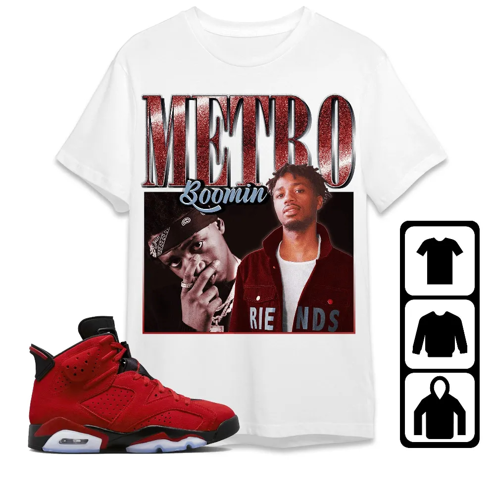 Inktee Store - Jordan 6 Toro Bravo Unisex T-Shirt - Metro Boomin - Sneaker Match Tees Image