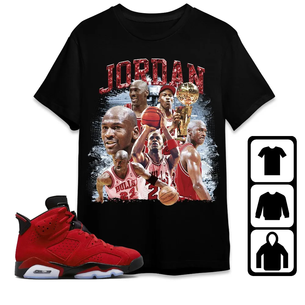Inktee Store - Jordan 6 Toro Bravo Unisex T-Shirt - Sneaker Match Tees Image