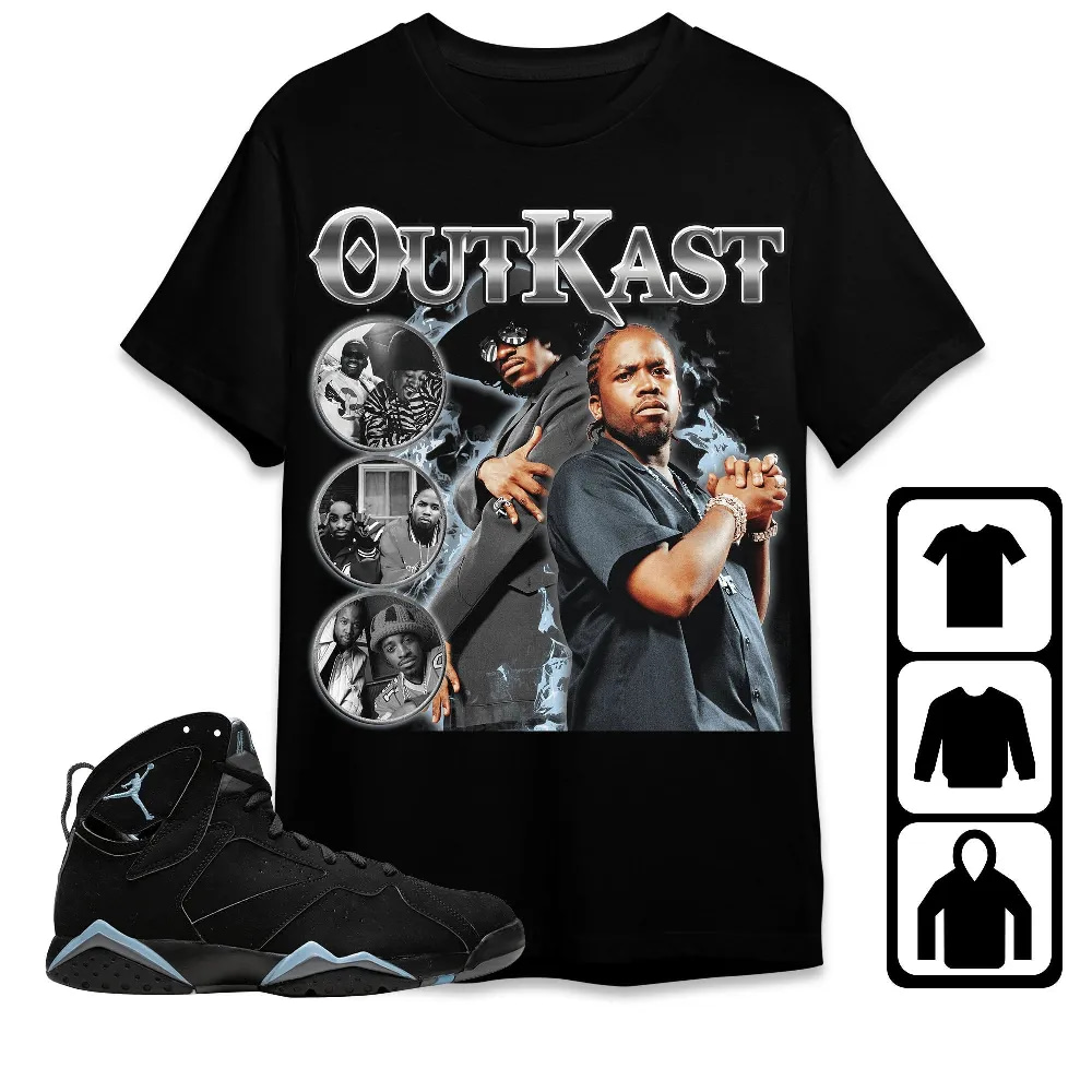 Inktee Store - Jordan 7 Chambray Unisex T-Shirt - Outkast - Sneaker Match Tees Image