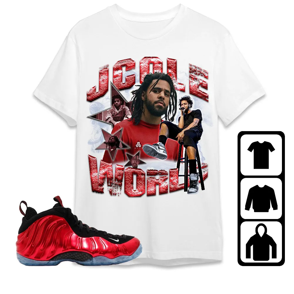 Inktee Store - Posite One Metallic Red Unisex T-Shirt - Jay Cole - Sneaker Match Tees Image