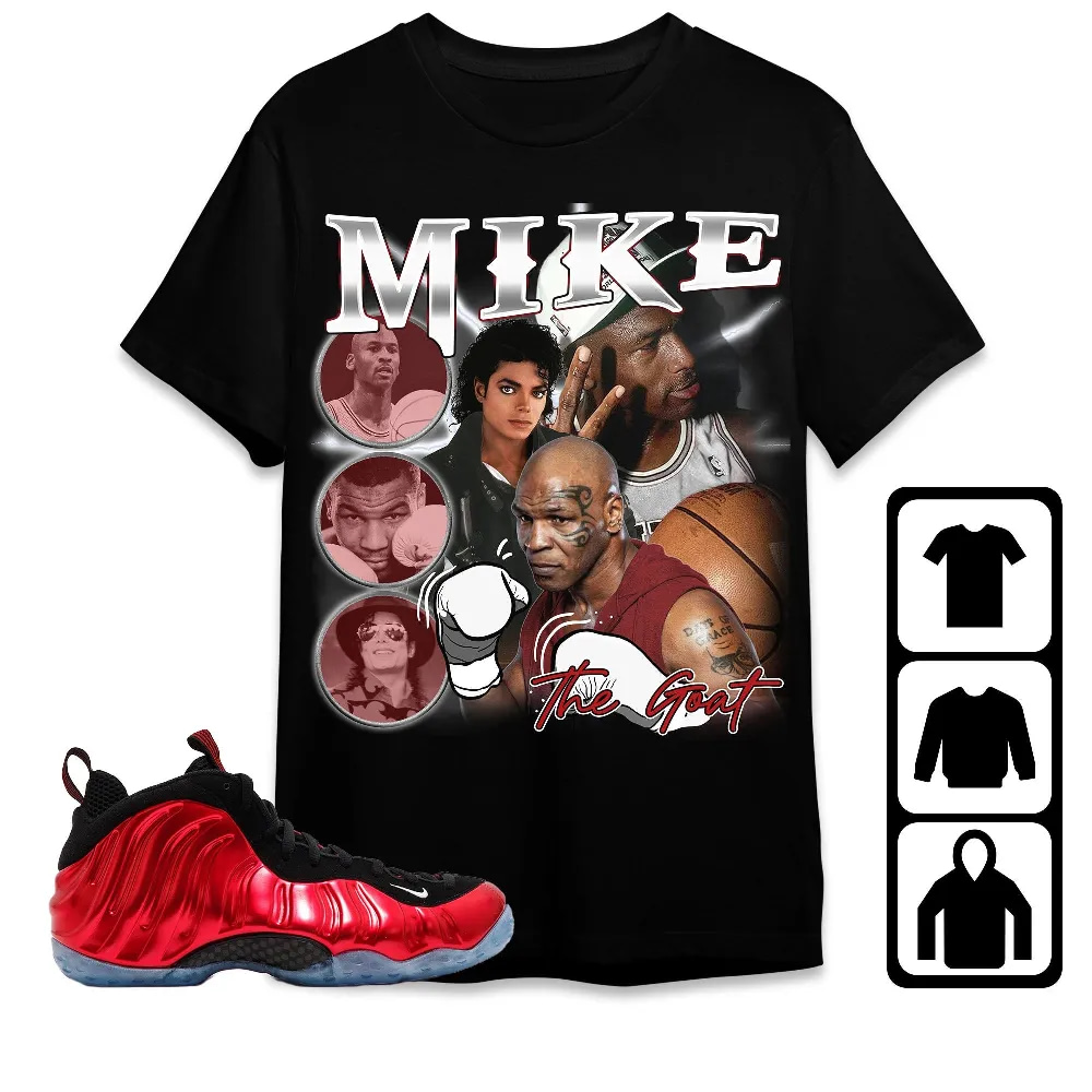 Inktee Store - Posite One Metallic Red Unisex T-Shirt - Mike The Goat - Sneaker Match Tees Image