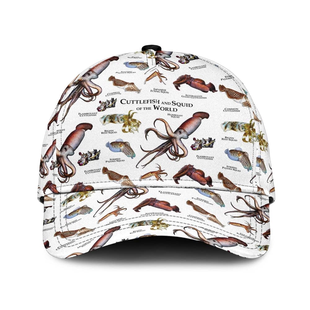 Cutterfish And Squid Of The World Sku 41 Classic Cap
