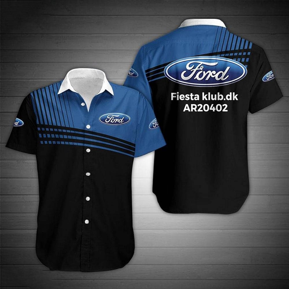 Ford Summer Fashion Short Sleeve Gifts For Those You Love Hawaiian shirts