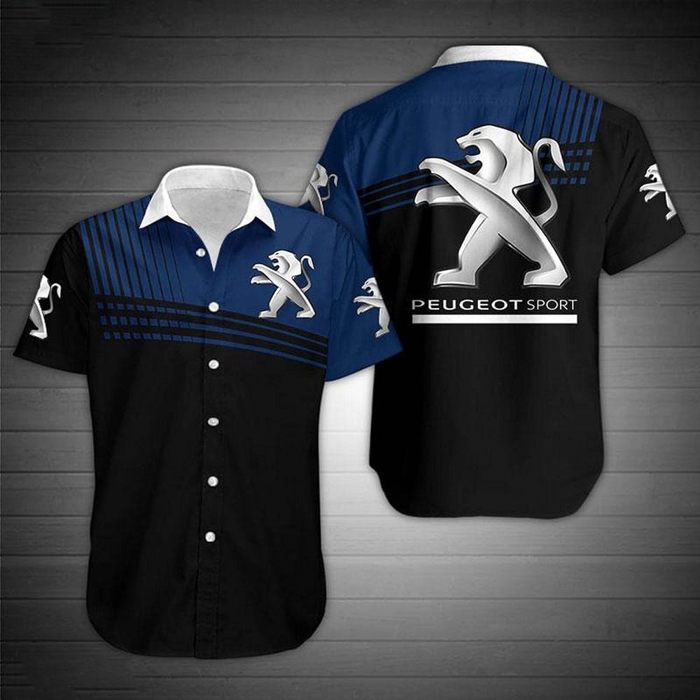 Peugeot Summer Fashion Short Sleeve Gifts For Those You Love Hawaiian shirts