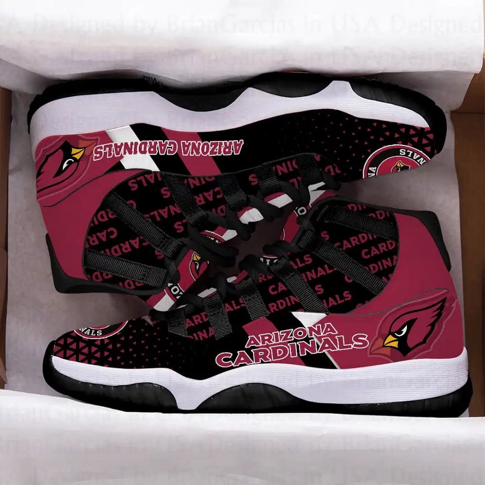 Arizona Cardinals Custom Air Jordan 11 Sneakers