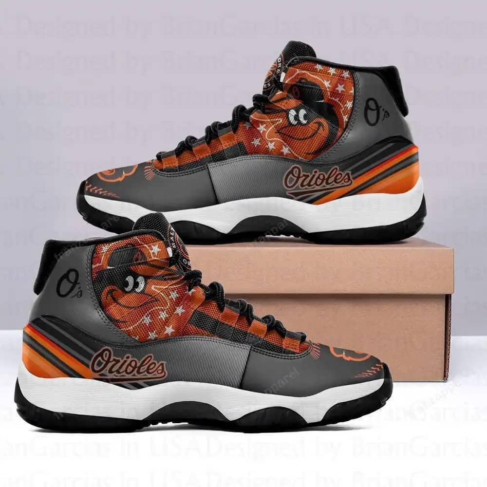 Baltimore Orioles Personalized Custom Air Jordan 11 Sneakers