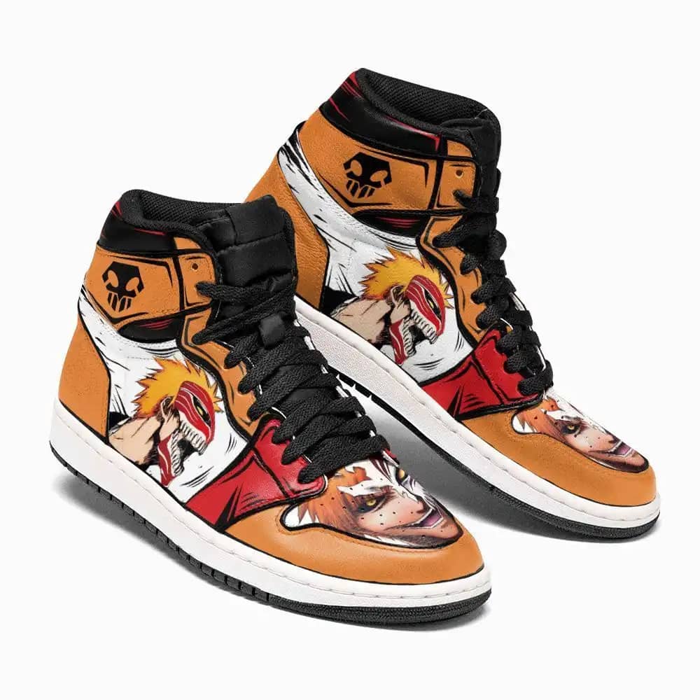 Bleach Ichigo Kurosaki Hollow Custom Anime Air Jordan Shoes