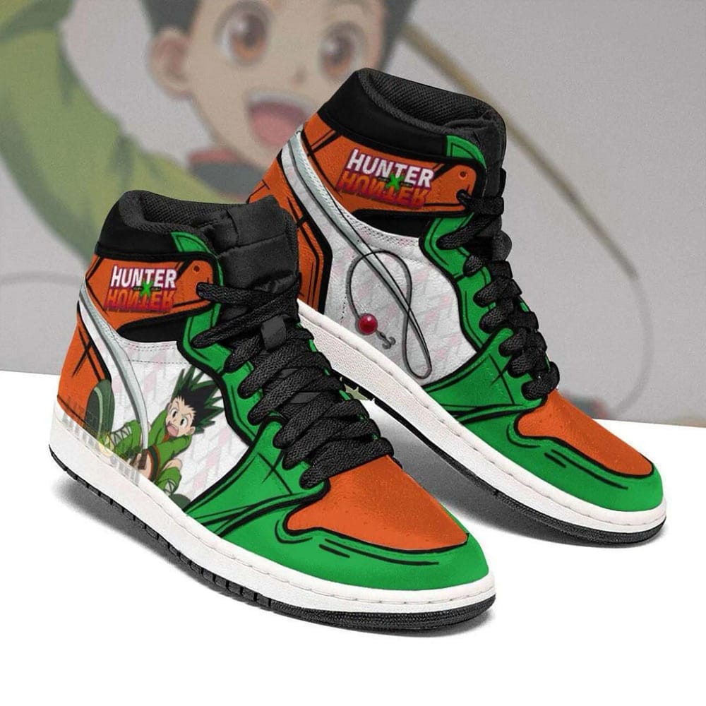 Gon Freecss Fishing Rod Anime Personalized Custom Air Jordan Shoes