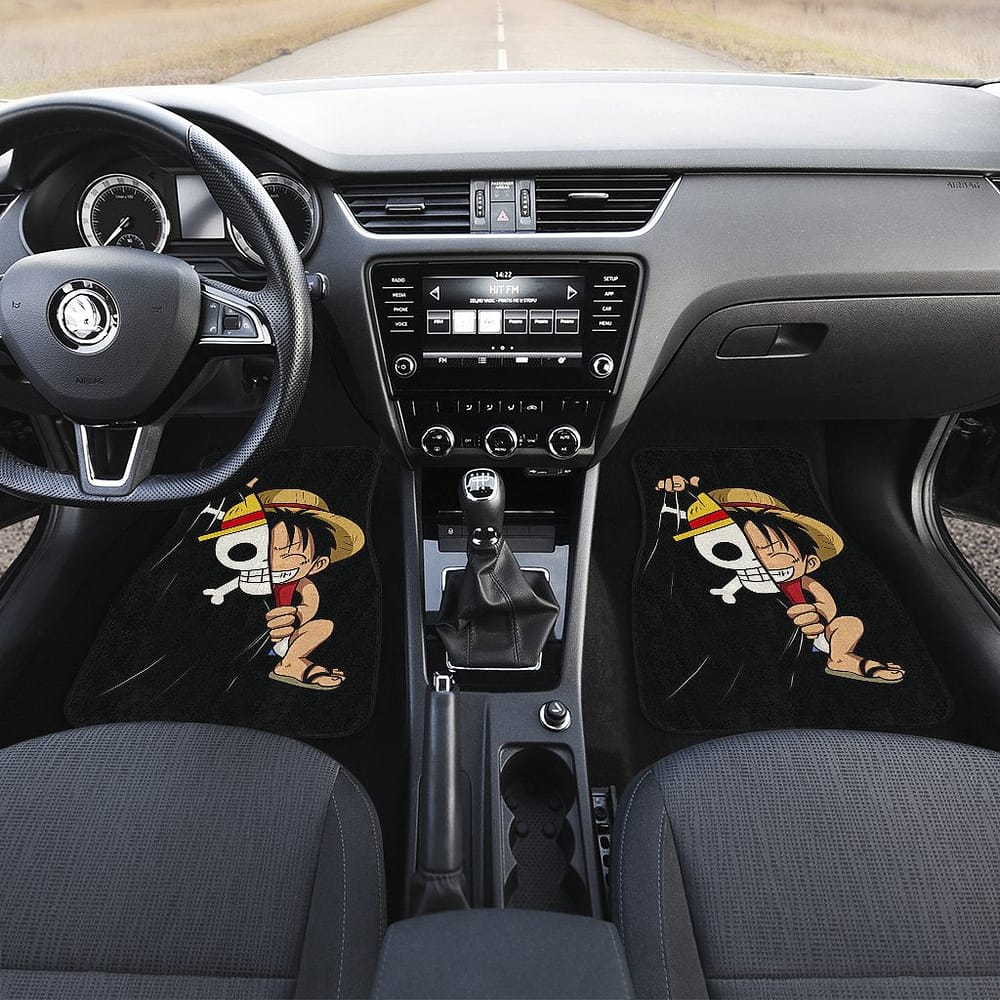 Inktee Store - Luffy Cute One Piece Car Floor Mats Image