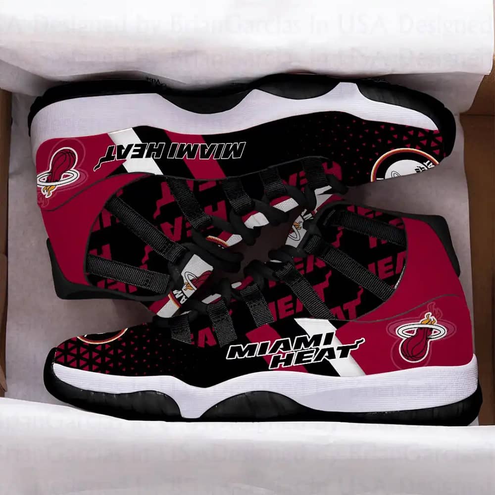 Miami Heat Custom Air Jordan 11 Sneakers