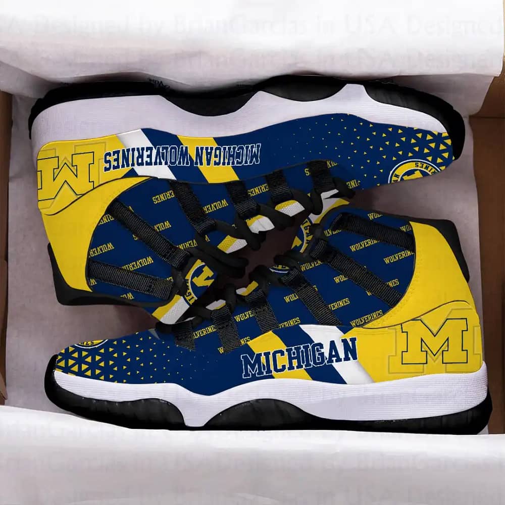Michigan Wolverines Custom Air Jordan 11 Sneakers