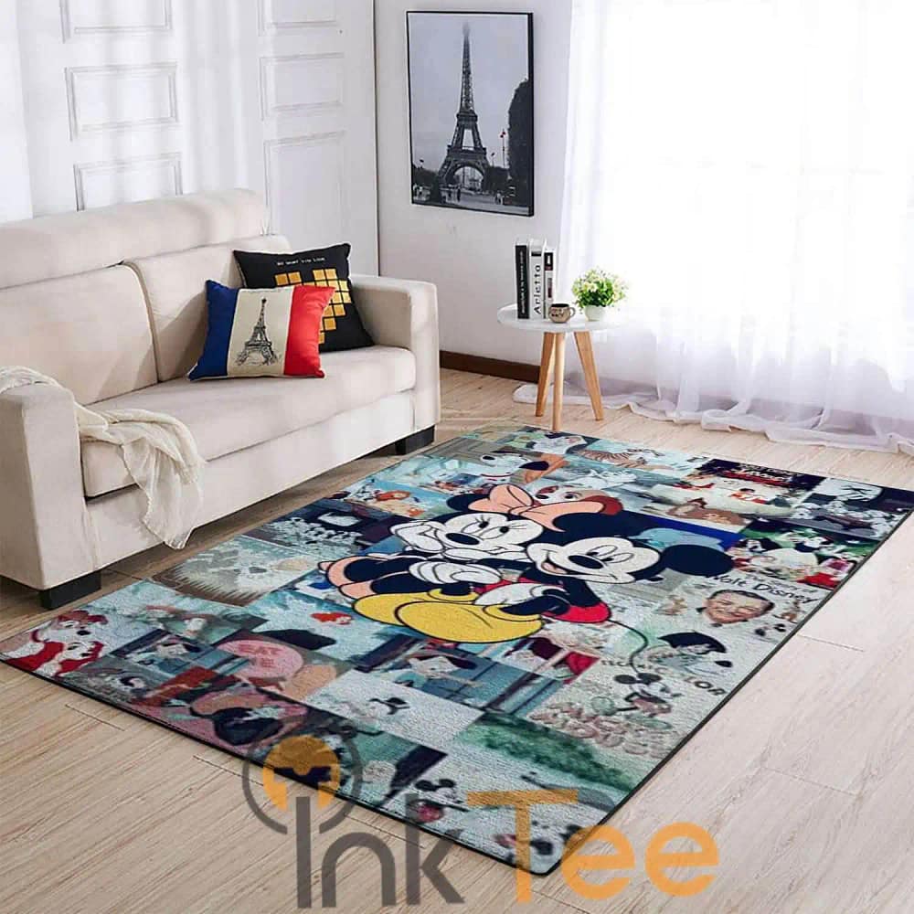 Minnie And Mickey Mouse Couple Living Room Area Amazon 4095 Rug