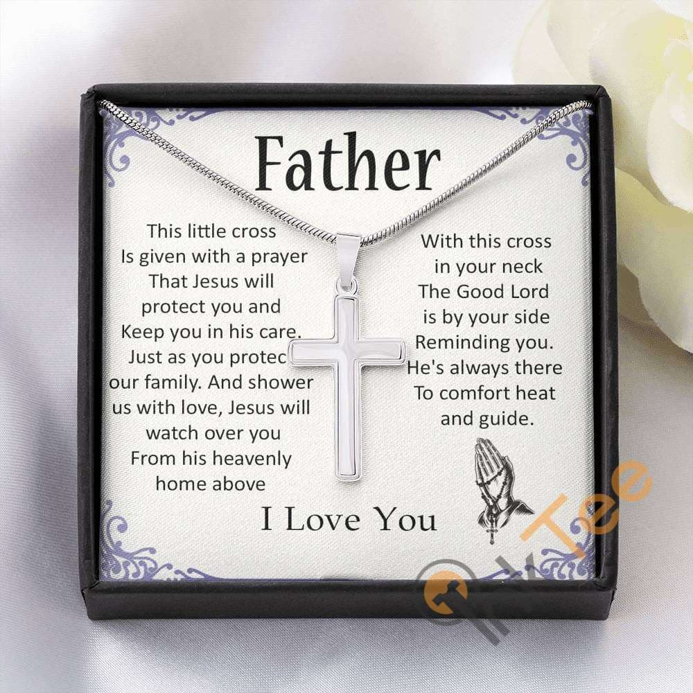 Religious Fathers Day Gift Birthday Father For Cross Ideas Necklaces Necklace Personalized Gifts