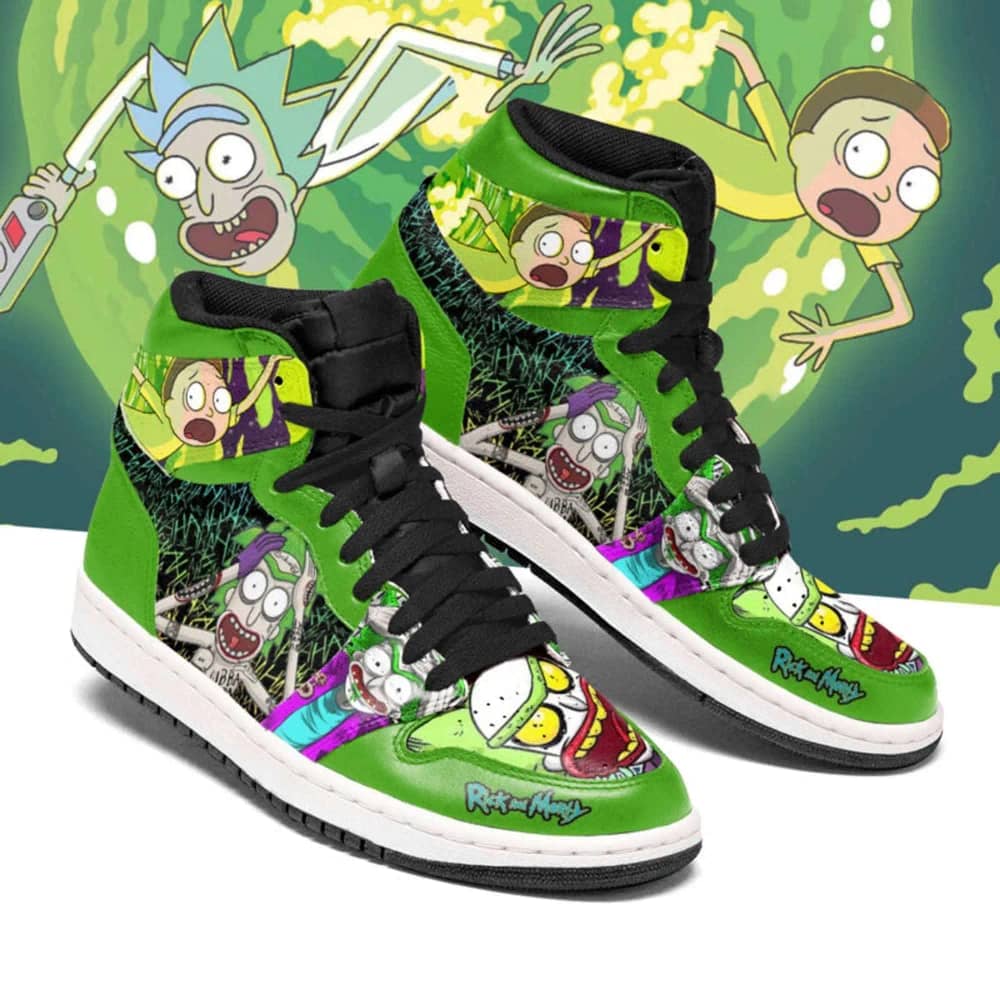 Rick And Morty Personalized Custom Air Jordan Shoes