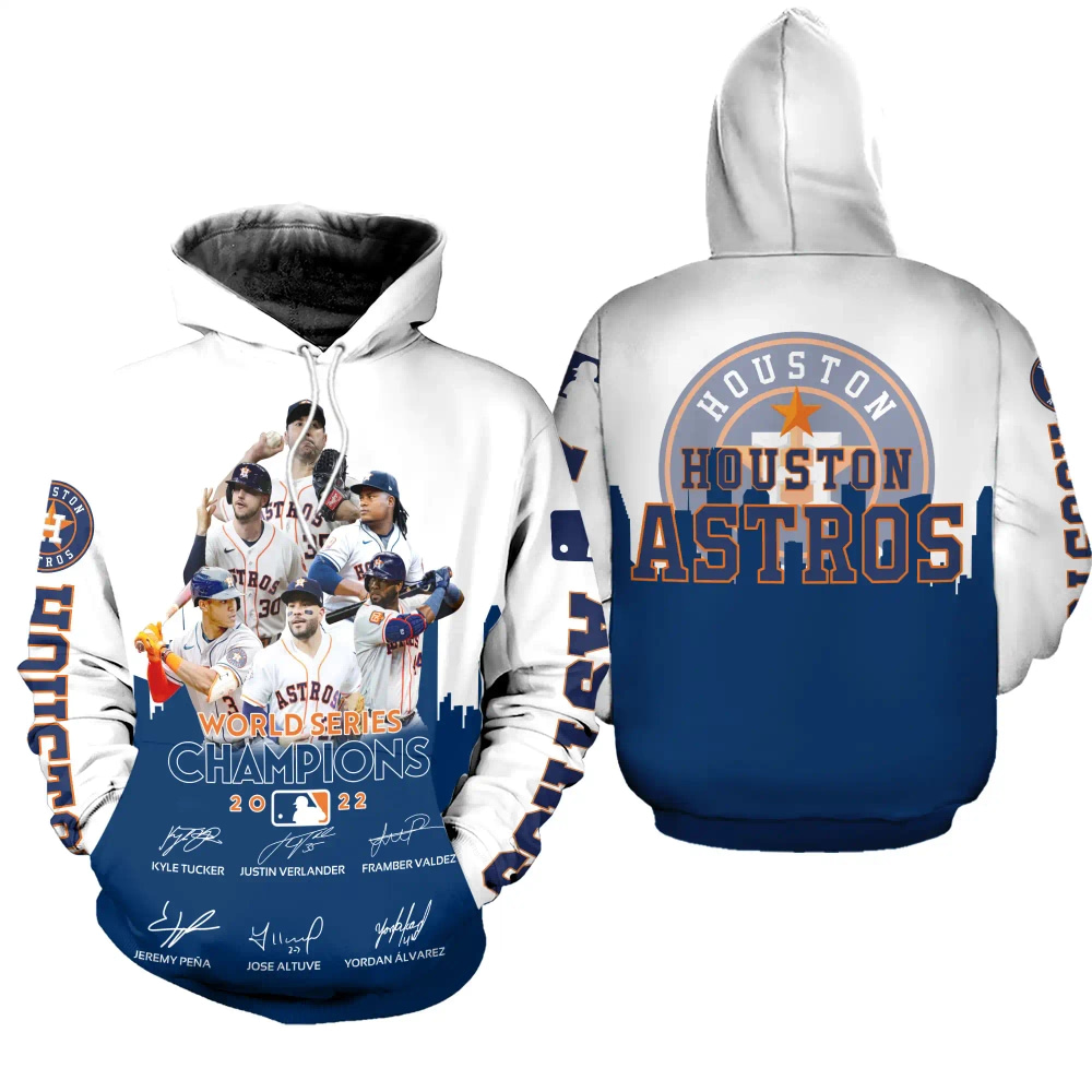 The Houston Astros Are World Series Champions 2022 Pullover 3D Hoodie