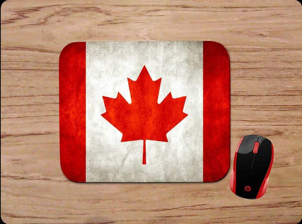 Canada Maple Leaf Flag Mouse Pads