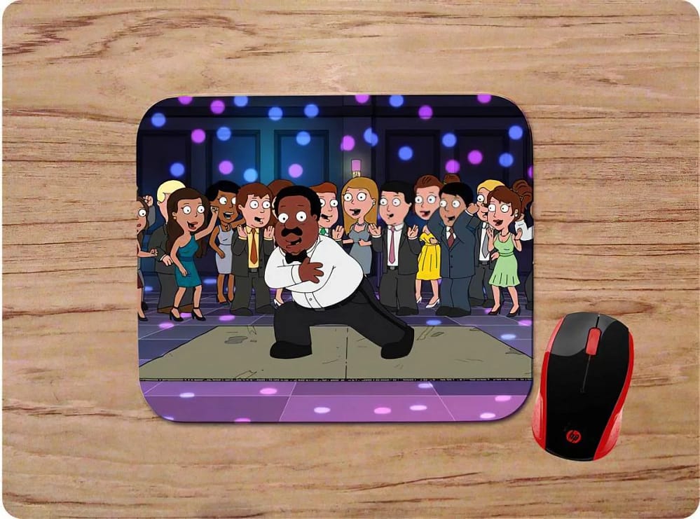 Cleveland Brown Disco Dancing Scene Mouse Pads