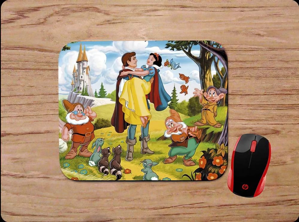 Snow White & Prince Castle Dwarfs Mouse Pads