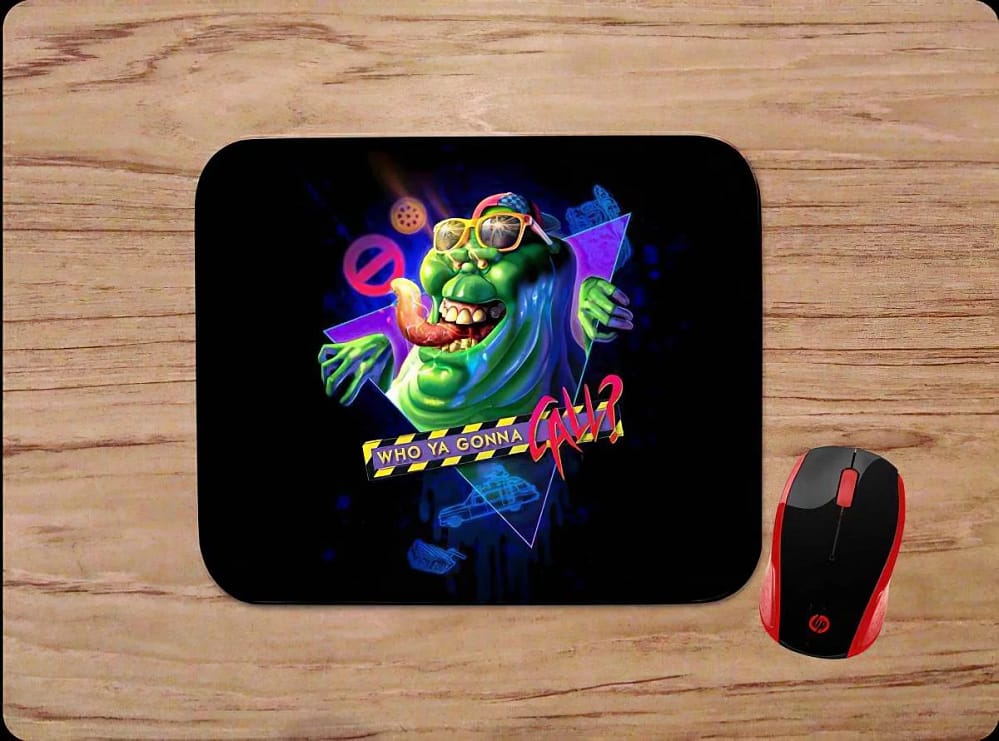 Who Ya Gonna Call Ghostbusters Slimer Ghost Mouse Pads