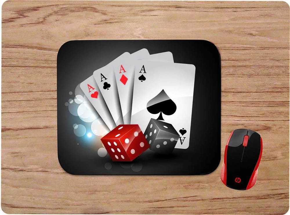 Casino Cards Dice Gambling Mouse Pads