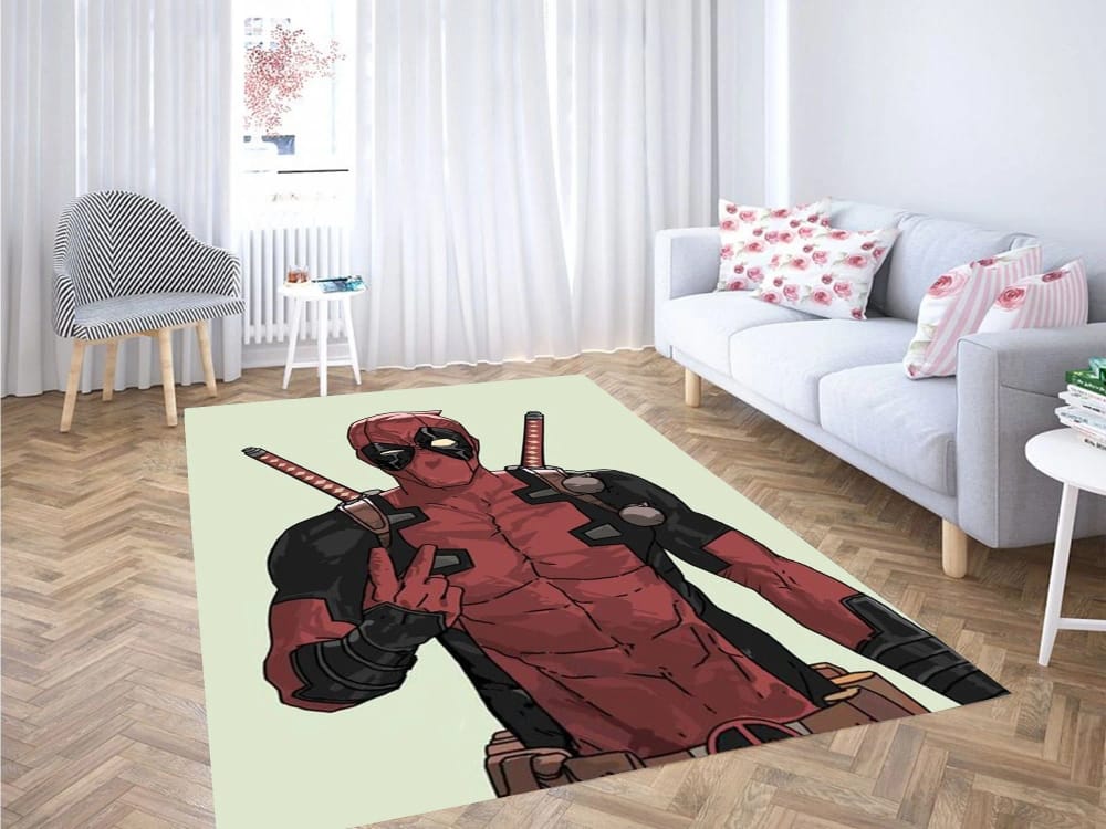 Deadpool Backgrounds Carpet Rug