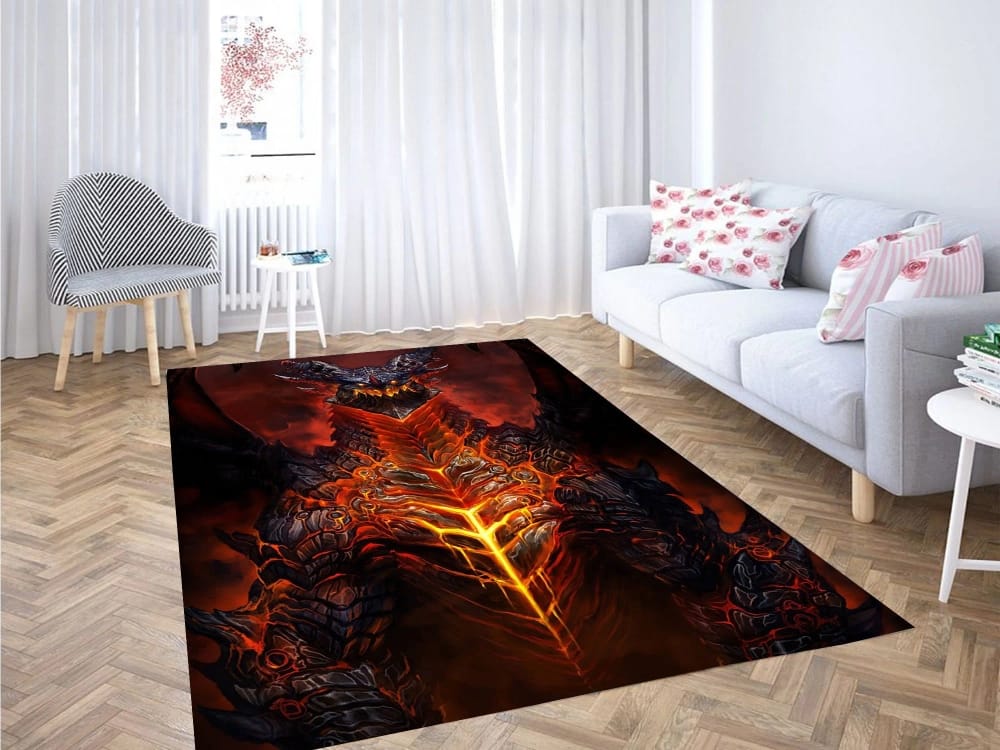 Dragon Digital Art Carpet Rug
