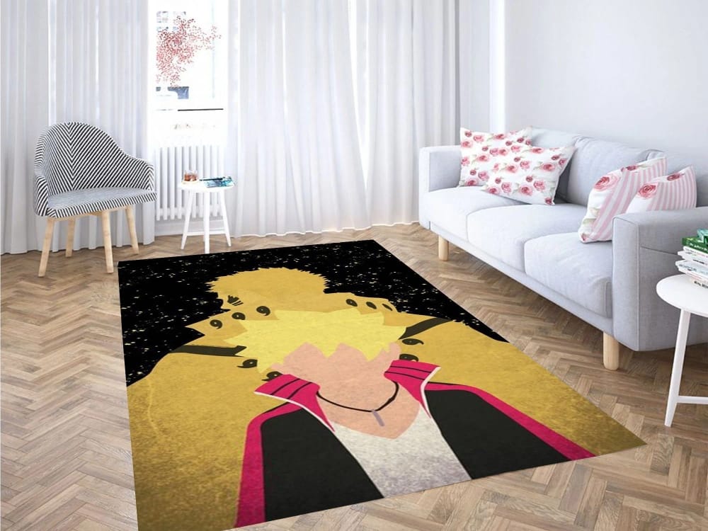 Naruto And Boruto Wallpaper Carpet Rug