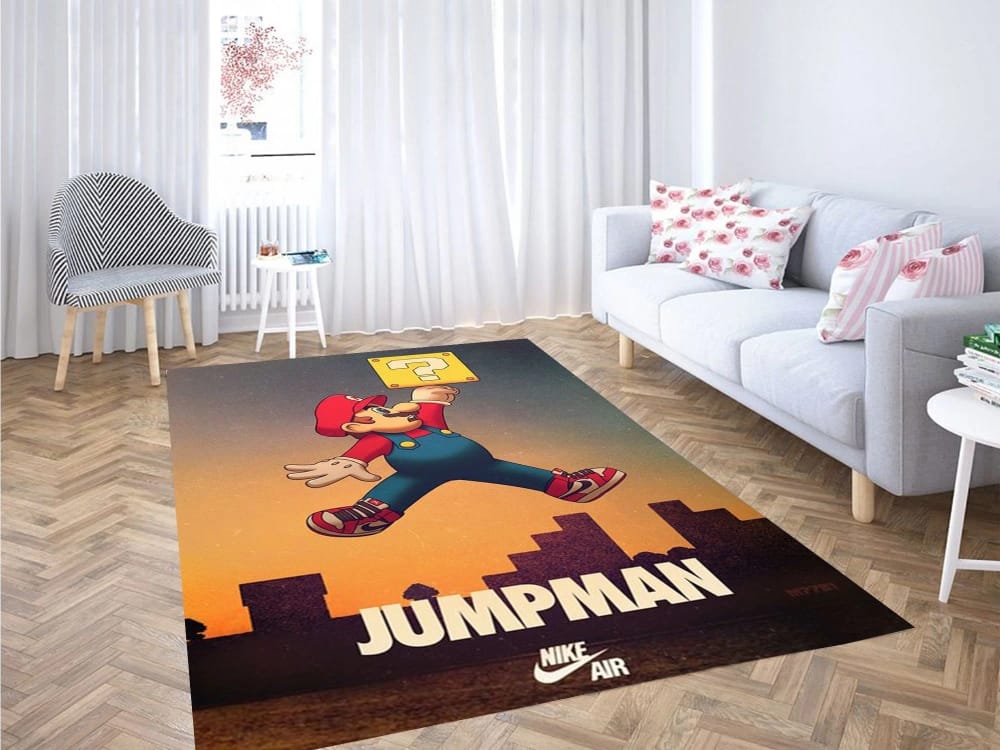 Super Mario Wallpaper Carpet Rug