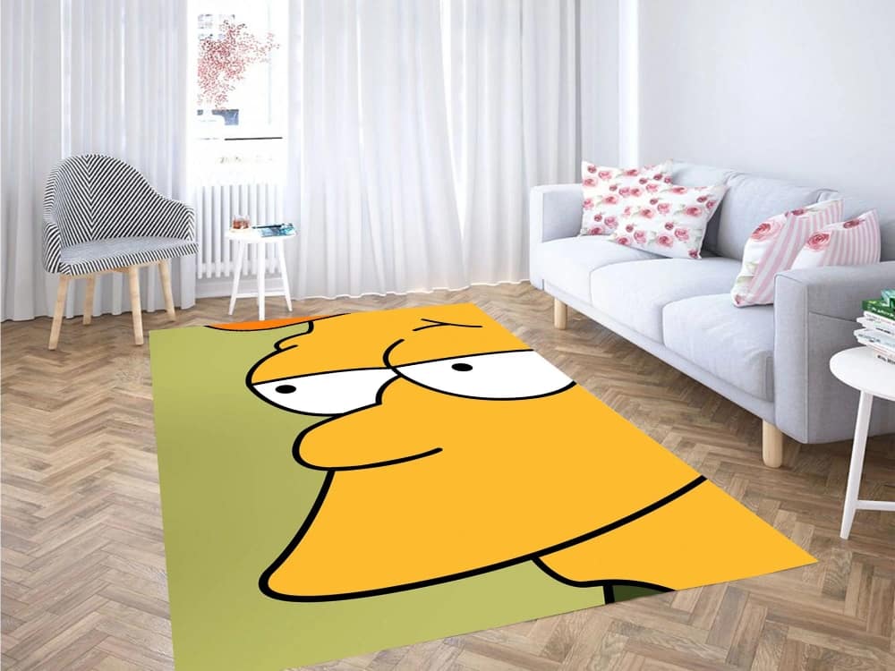 The Simpsons Close Up Character Carpet Rug