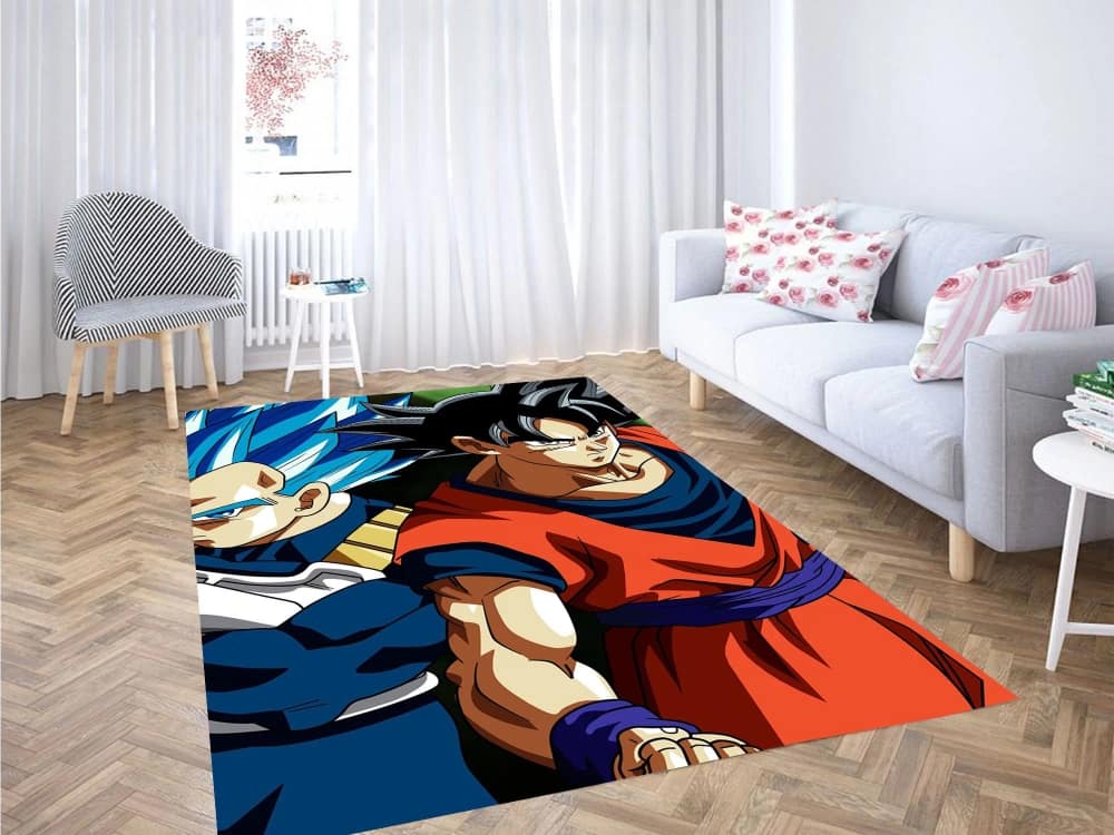 Vegeta And Goku Carpet Rug