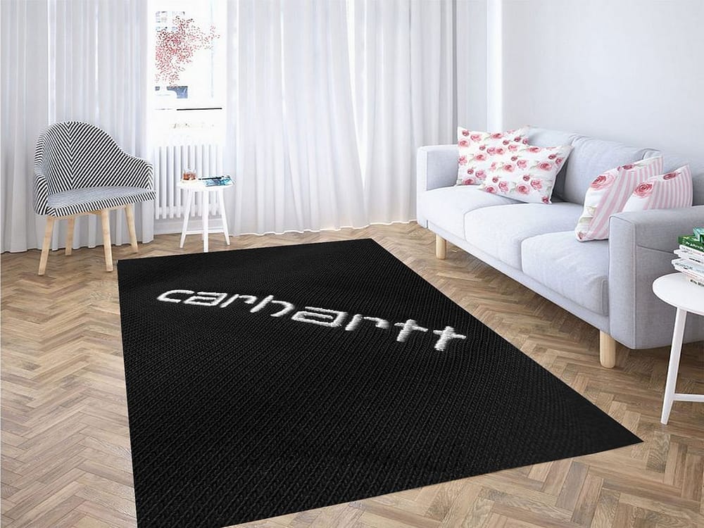 Carhartt Border Textured Living Room Modern Carpet Rug