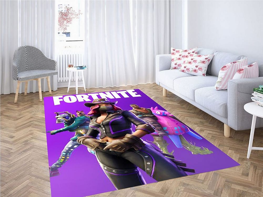 Fortnite Season 6 Battle Pass Living Room Modern Carpet Rug