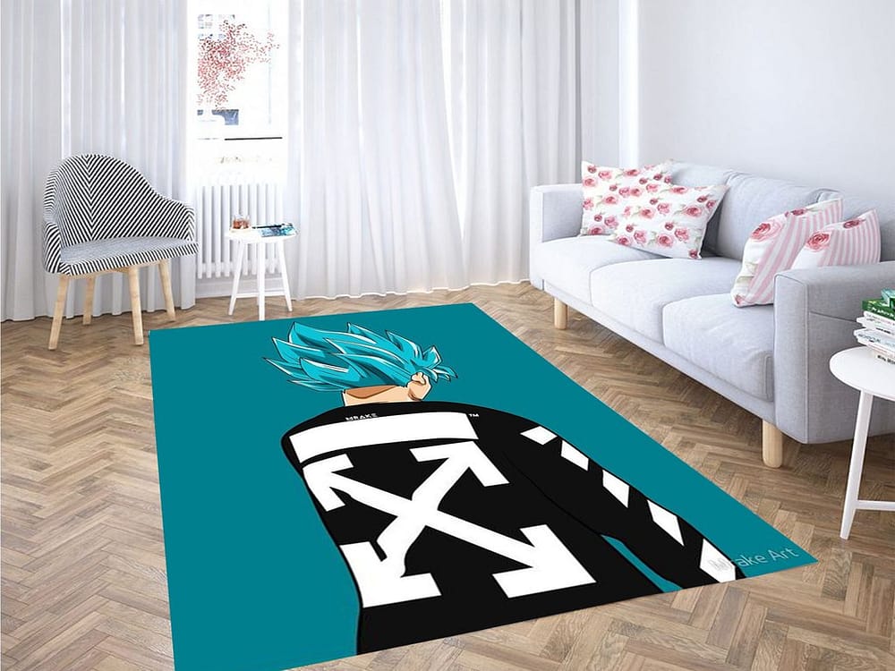 Goku Hypebeast Wallpaper Living Room Modern Carpet Rug