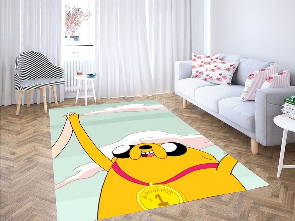 Jack Champions Adventure Time Living Room Modern Carpet Rug