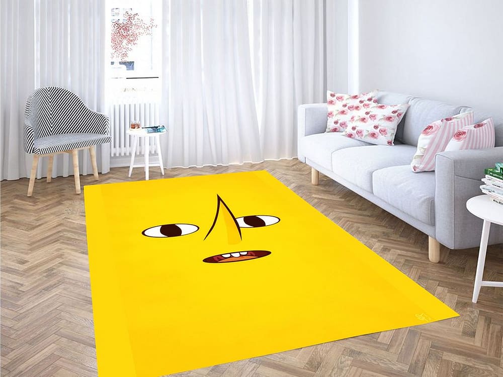 Lemongrab Adventure Time Living Room Modern Carpet Rug
