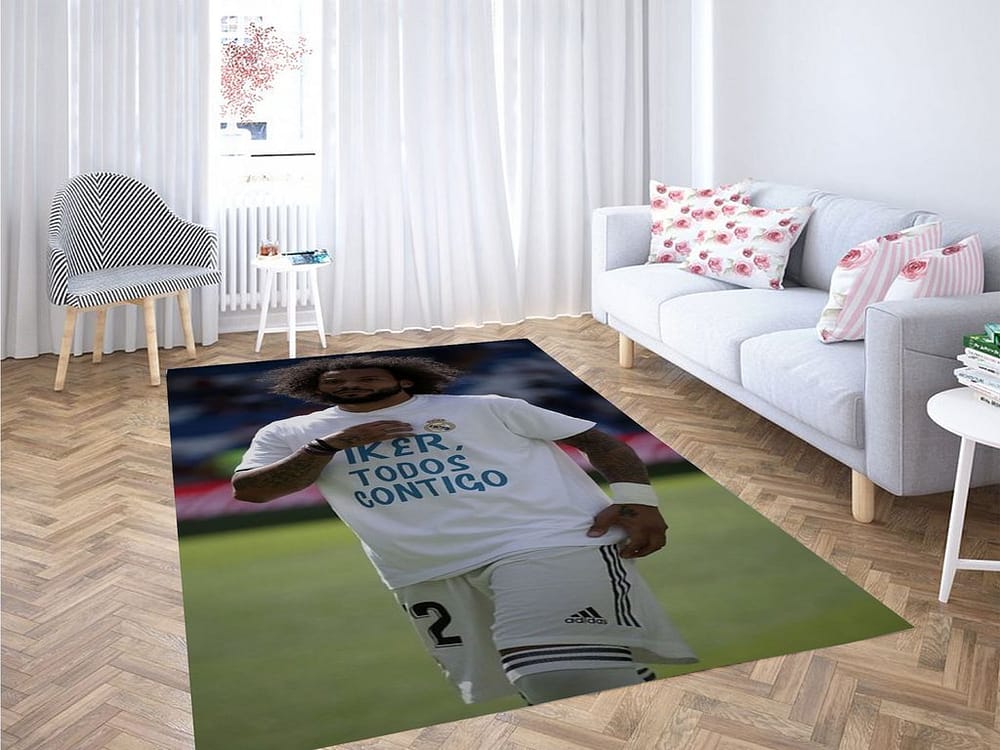 Soccer Player Wallpaper Living Room Modern Carpet Rug