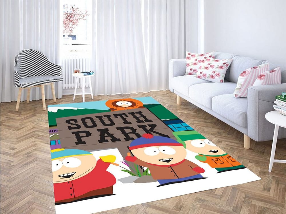 South Park Cartoon Network Living Room Modern Carpet Rug