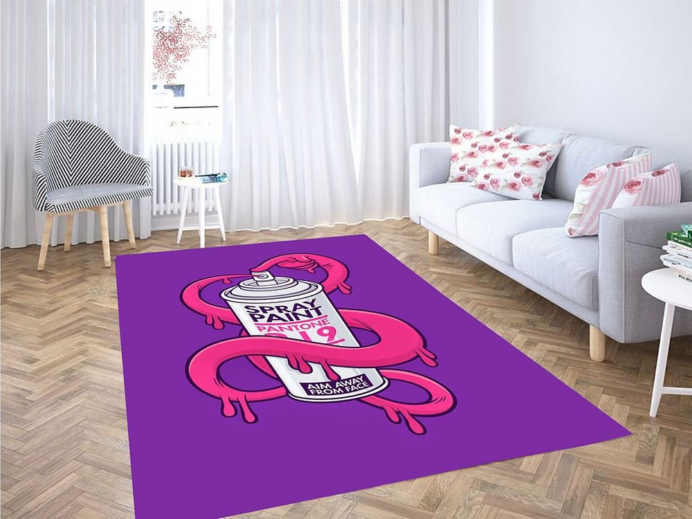 Spray Paint Thrasher Living Room Modern Carpet Rug