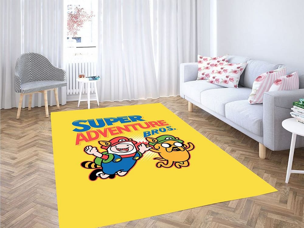 Super Adventure Bross Living Room Modern Carpet Rug