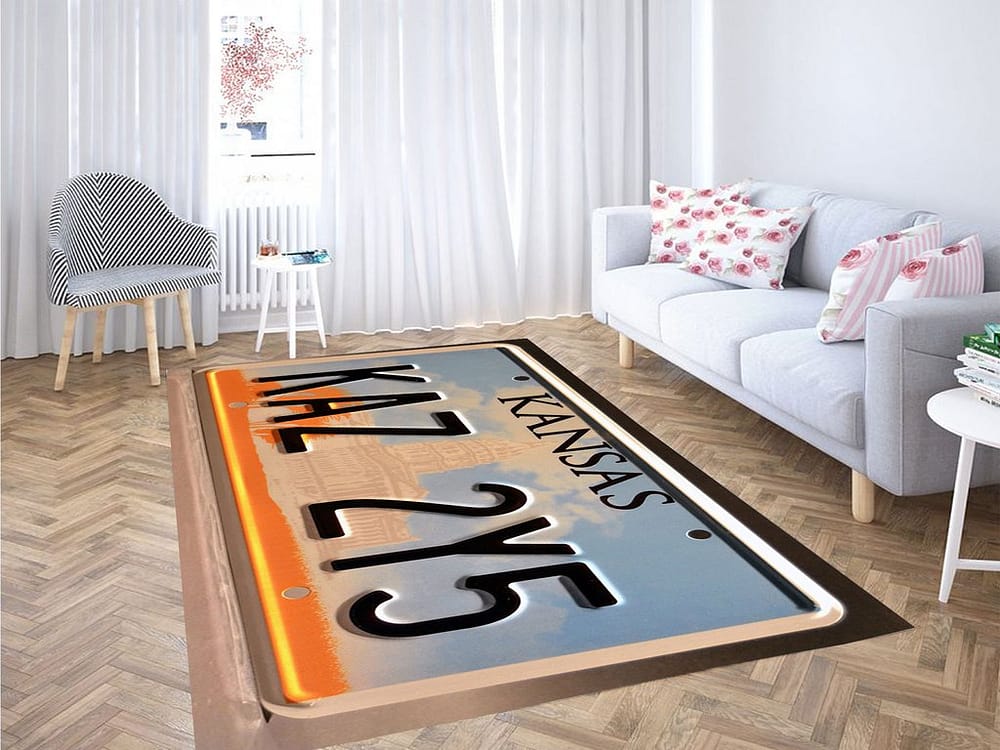 Supernatural (License Plate) Living Room Modern Carpet Rug