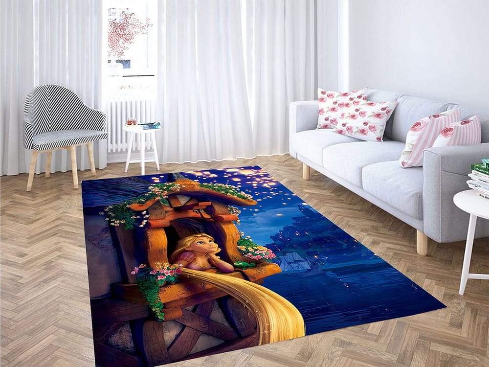 Tangled Disney Living Room Modern Carpet Rug