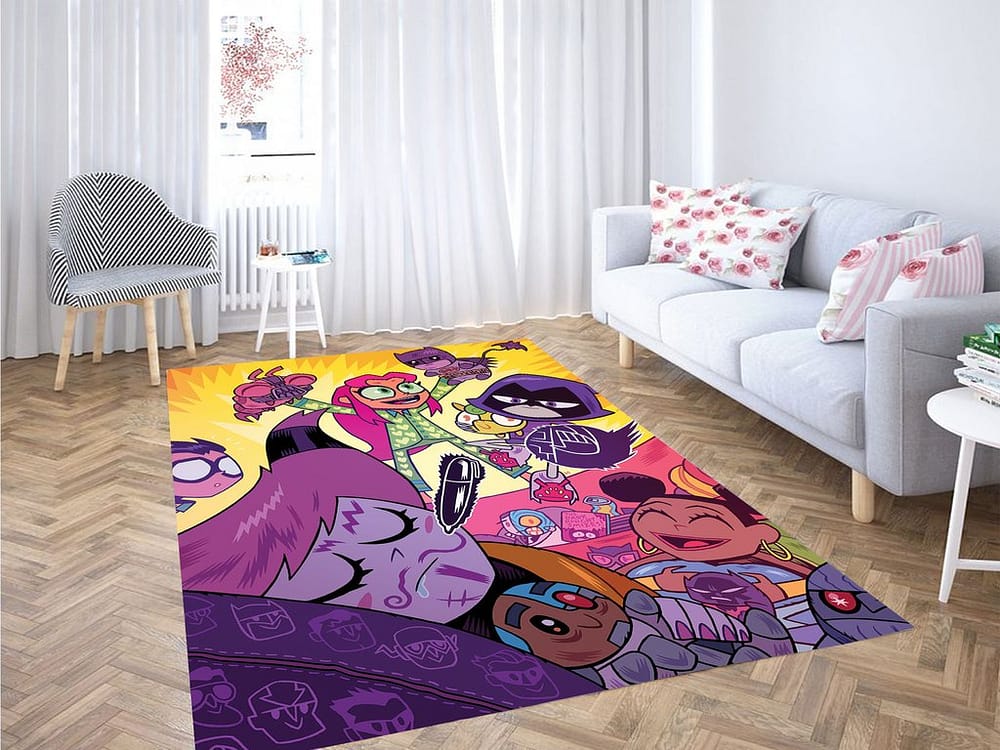 Teen Titans Tone Living Room Modern Carpet Rug