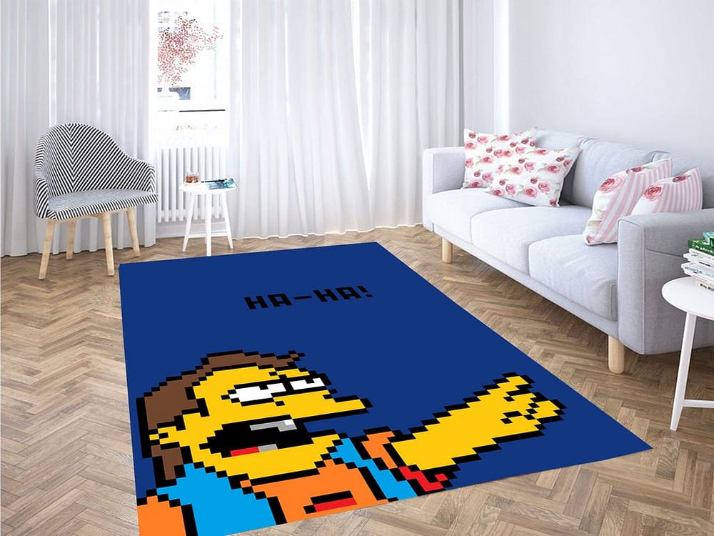 The Simpsons Pixels Living Room Modern Carpet Rug