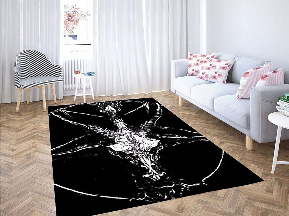 Thrasher Devil Living Room Modern Carpet Rug