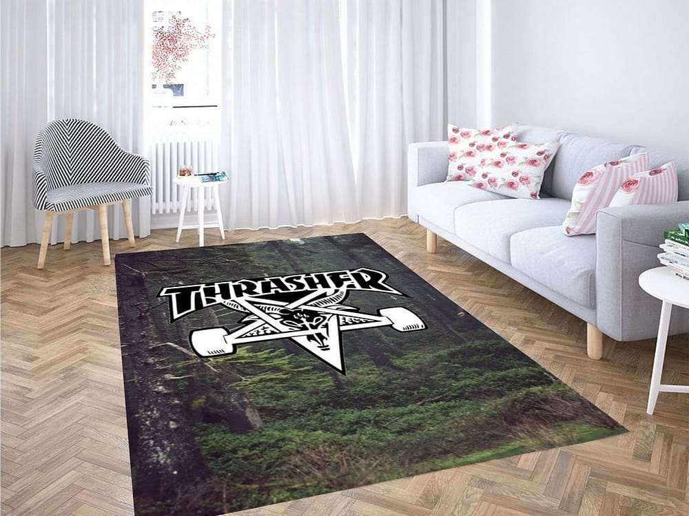 Thrasher Living Room Modern Carpet Rug