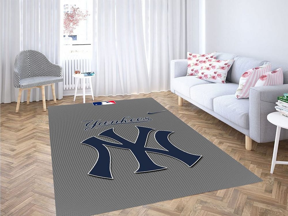 Uniforms Of The New York Yankees Living Room Modern Carpet Rug
