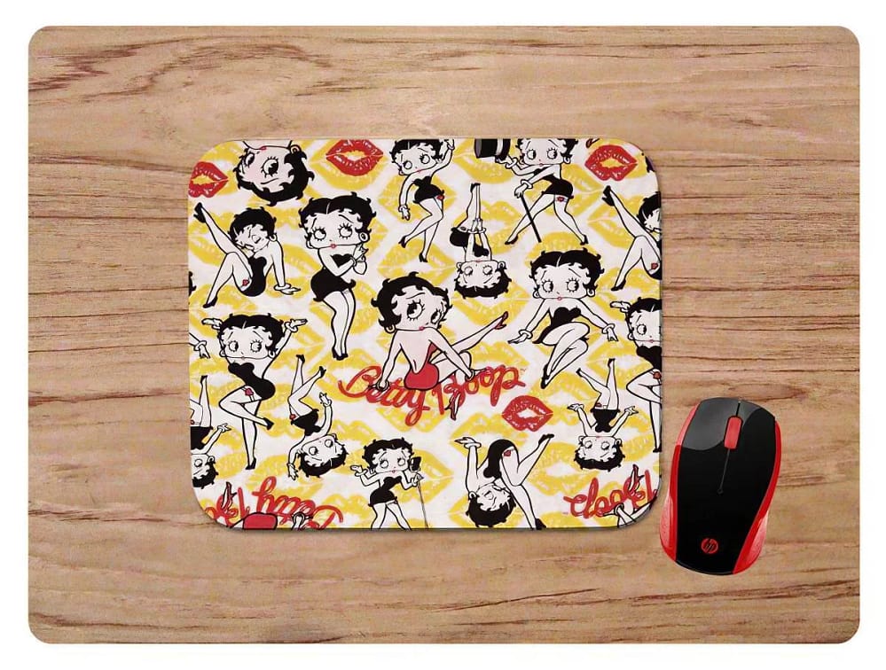 Betty Boop Pattern Mouse Pads